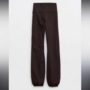 Aerie hugger cinch brown Leggings/pants